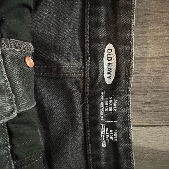 Old Navy Charcoal Denim Jeans size 8 - Picture 4 of 6